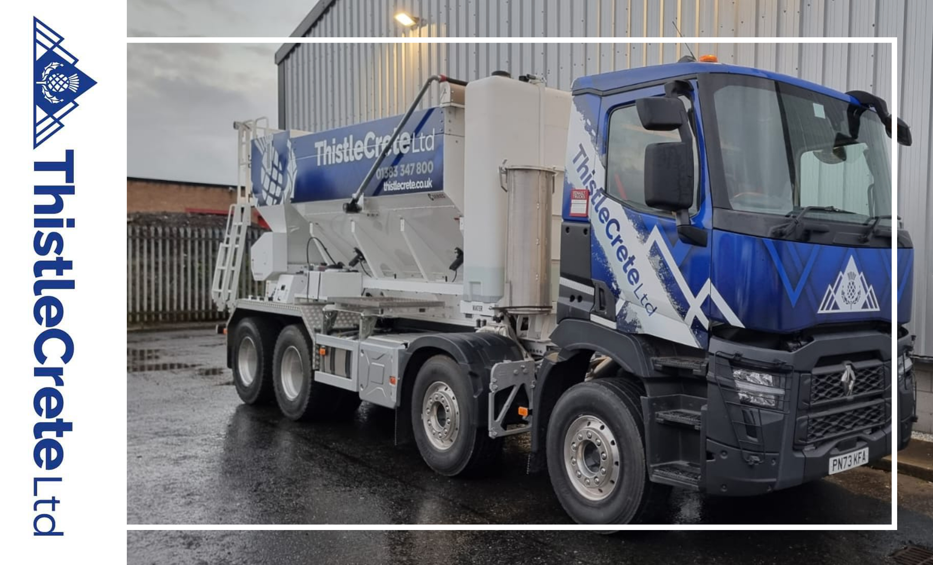 ThistleCrete Ltd - Your go-to concrete experts serving West Fife and surrounding regions, offering premium-grade ready mix and on-site concrete solutions for both commercial and domestic projects
